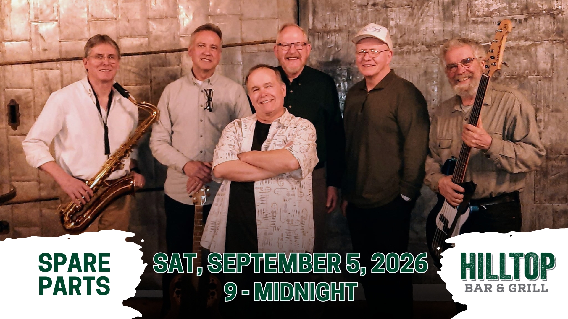 Spare Parts - Live Music at Hilltop Bar & Grill