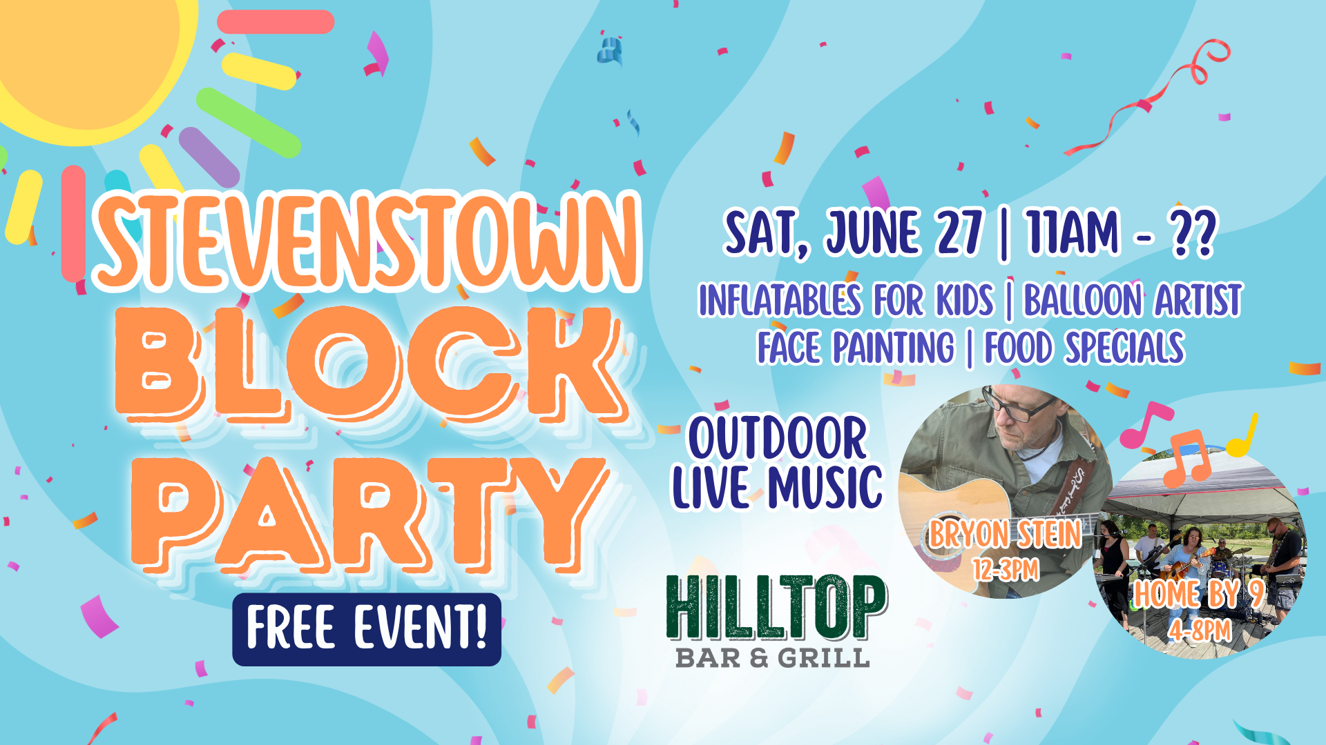 Stevenstown Block Party - June 27, 2026