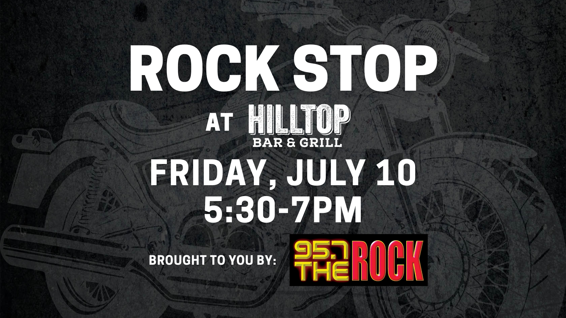 Rock Stop at Hilltop with 95.7 THE ROCK!