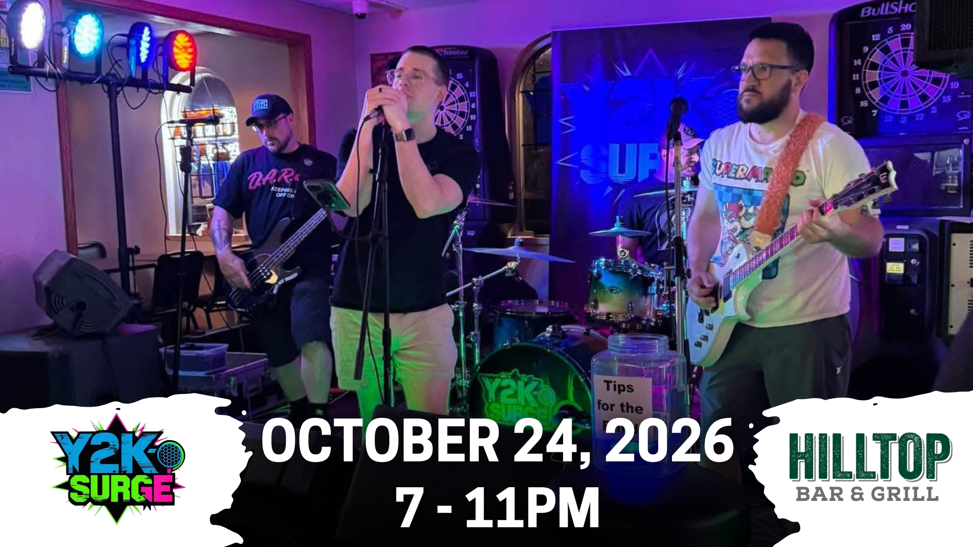 Y2K SURGE - Live Music at Hilltop Bar & Grill.